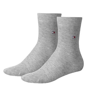 Tommy Hilfiger classic socks mid grey 2-pak